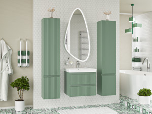 Мебель для ванной Brevita Victory 60 подвесная зеленый