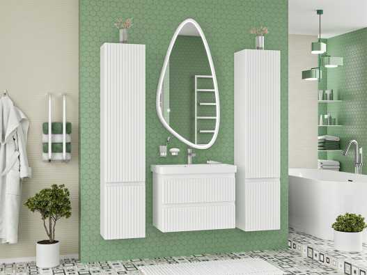 Мебель для ванной Brevita Victory 70 подвесная белый