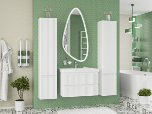 Мебель для ванной Brevita Victory 80 подвесная белый