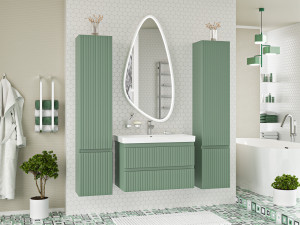 Мебель для ванной Brevita Victory 80 подвесная зеленый