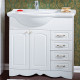 Тумба с раковиной Бриклаер Анна 90 L белая — рис. 1