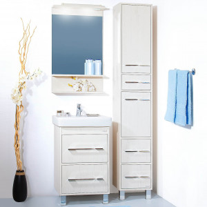 Мебель для ванной Бриклаер Чили 55 светлая лиственница