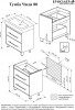 Тумба с раковиной Бриклаер Чили 80 светлая лиственница — рис. 7