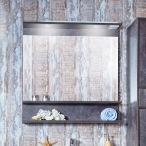 Мебель для ванной Бриклаер Чили 90 цемент