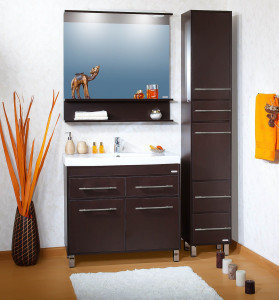 Мебель для ванной Бриклаер Чили 90 венге