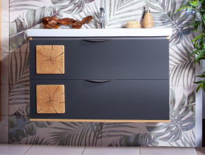 Тумба с раковиной Бриклаер Форест 100