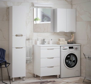Мебель для ванной Corozo Алиот с раковиной над стиральной машиной 120