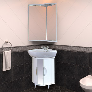 Мебель для ванной Misty Элегия 45 угловая