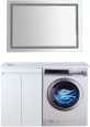 Мебель для ванной Misty Фостер 70 напольная прямая с раковиной над стиральной машиной Гавана 130 L