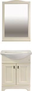 Мебель для ванной Misty Лувр 60 слоновая кость