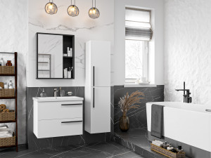 Мебель для ванной Misty Ненси 70 подвесная белый