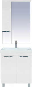 Мебель для ванной Misty Петра 65 белая эмаль