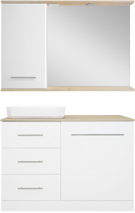 Мебель для ванной Misty Респект 110 L, под стиральную машину