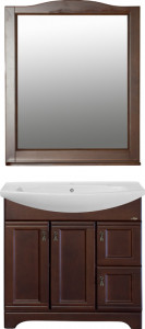 Мебель для ванной Misty Римини 85 орех