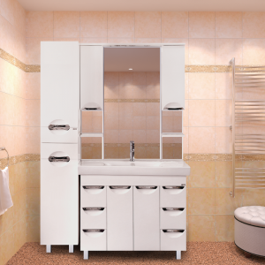 Мебель для ванной Misty София 100 с 6 ящиками