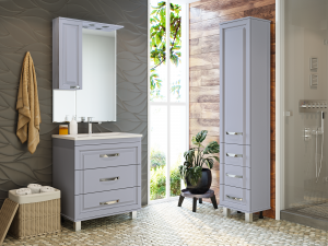 Мебель для ванной Misty Терра 70 серый