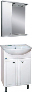 Мебель для ванной Misty Уют 50 прямая белая