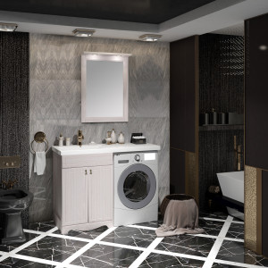 Мебель для ванной Opadiris Клио 56 напольная, беленый бук