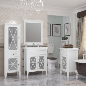 Мебель для ванной Opadiris Палермо 70 белый матовый