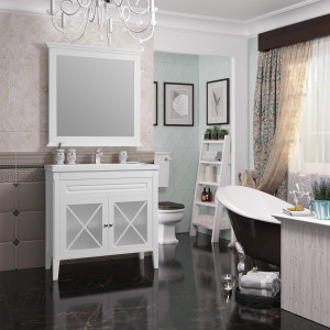 Мебель для ванной Opadiris Палермо 90 белая матовая