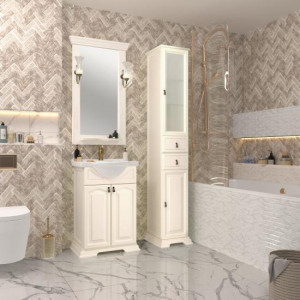 Мебель для ванной Opadiris Риспекто 55 слоновая кость
