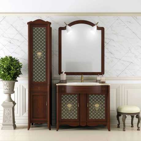 Мебель для ванной Opadiris Виктория 90 светлый орех