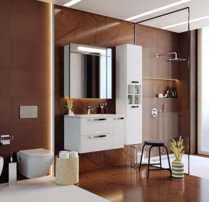 Мебель для ванной Roca Lago 80 белый глянец