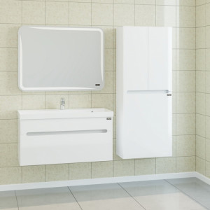 Мебель для ванной СанТа Лондон 100 подвесная 2 ящика