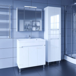 Мебель для ванной СанТа Лондон 80 напольная 3 дверки