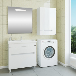 Мебель для ванной СанТа Лондон 80 напольная с LED подсветкой