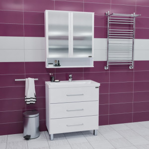 Мебель для ванной СанТа Омега 80 напольная (Фостер 80)