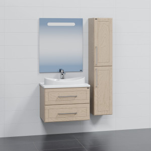 Мебель для ванной СанТа  Венера 70 дуб бежевый подвесная