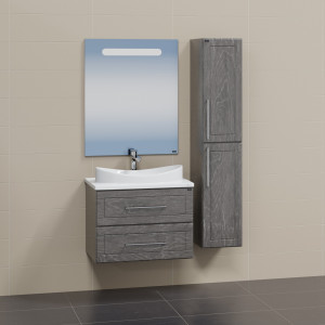 Мебель для ванной СанТа Венера 70 дуб шале графит подвесная