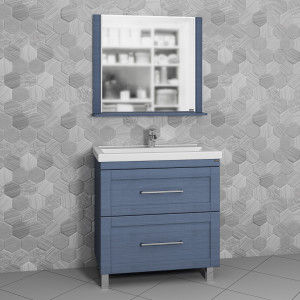 Мебель для ванной СанТа Венера 80 дуб адриатика напольная