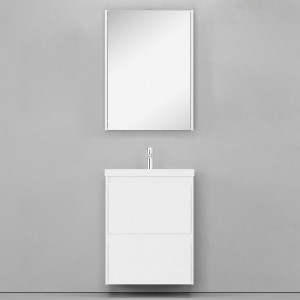 Мебель для ванной Velvex Klaufs 60 с 2 ящиками подвесная белая