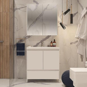 Мебель для ванной Velvex Klaufs 80 с 1 ящиком напольная белая