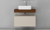 Мебель для ванной Velvex Unit 60x40 подвесная, шёлк шампань — рис. 3