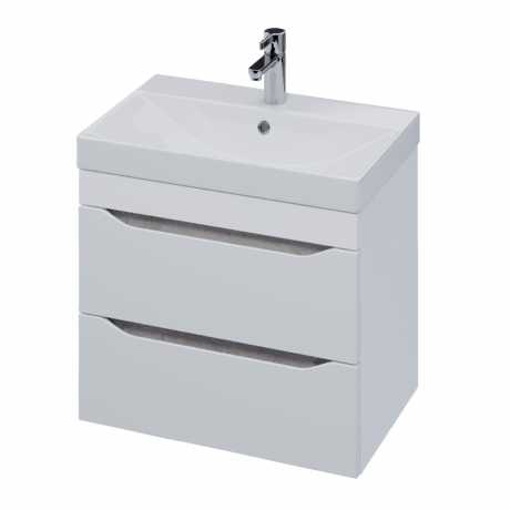 Мебель для ванной Volna Lake 70.2Y подвесная белый/бетон светлый