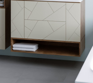 Ниша для тумбы Бриклаер Кристалл 100 дуб крафт табачный