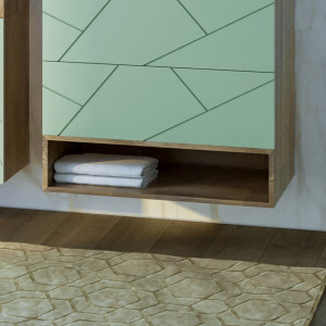 Ниша для тумбы Бриклаер Кристалл 80 дуб гранж песочный