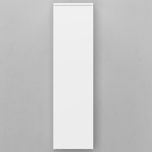 Пенал подвесной Velvex Unit 33 c зеркалом внутри, белый матовый