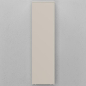 Пенал подвесной Velvex Unit 33 c зеркалом внутри, шёлк шампань