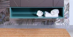 Полка Бриклаер Кристалл 90 Муссон