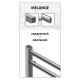 Полотенцесушитель электрический Lemark Melange П7 LM49607EW 500x600 левый/правый белый — рис. 4