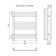 Полотенцесушитель электрический Lemark Melange П7 LM49607EW 500x600 левый/правый белый — рис. 2