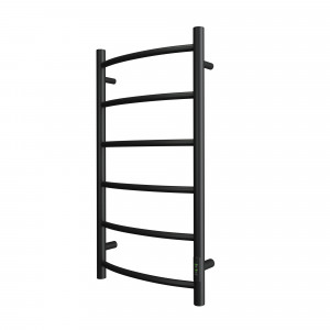 Полотенцесушитель электрический Point Афина PN04848B П6 400x800 диммер справа черный