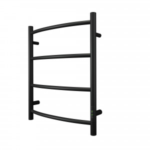 Полотенцесушитель электрический Point Афина PN04856B П4 500x600 диммер справа черный