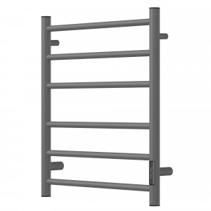 Полотенцесушитель электрический Point Аврора PN10856GR П6 500x600 диммер справа графит премиум