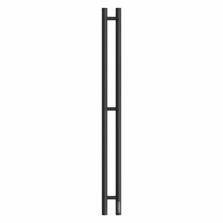 Полотенцесушитель электрический Point Деметра PN12812B П3 80x1200,диммер справа черный