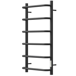 Полотенцесушитель электрический Point PN08848B П6 400x800 диммер справа черный